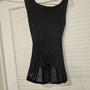 D&G Black Sleeveless Corsette Tank Top